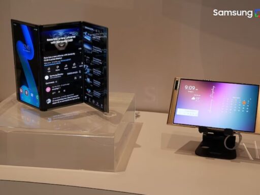 Samsung trifold phone appears in one ui software animation