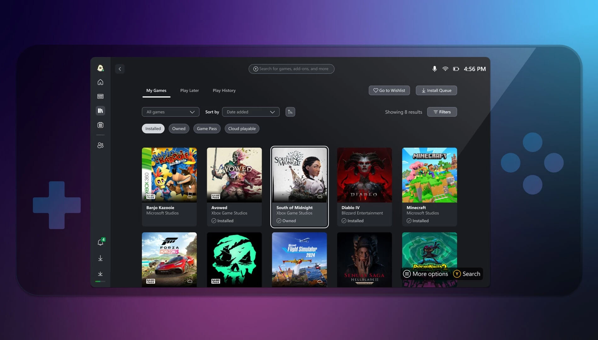 Xbox adds cross device play history to sync recent games on every screen